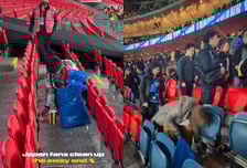 '축구의 성지' 웸블리도 주목.. 일본 팬들의 '쓰레기 줍기'에 고마움과 찬사