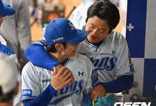 “수비 덕에 5이닝 버텼다” 양창섭, 1449일 만의 선발승 감격…2500승 이어 3000승 경기 승리 투수까지 [오!쎈 대구]