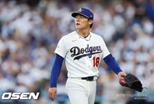 오타니, 올스타 이적생 모두 침묵→'6이닝 2실점' 야마모토, 외로운 싸움에 패전…다저스 1-4 패배