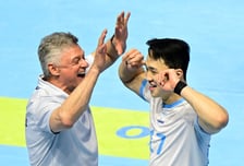 챔프전 직전 외인 교체 적중! ‘우승확률 75%’ 브라질 명장 대만족 “마쏘 환상적이었다, 내일 당장 서브 연습시킬 것” [오!쎈 인천]