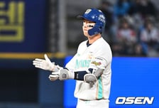 '또 박건우다!' 5회 역전 빅이닝...NC 첫 낙동강더비 역전승으로 싹쓸이, 롯데 3연패 굴욕 [창원 리뷰]
