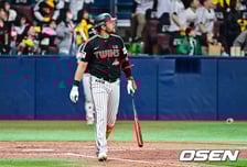 ”미국이면 빈볼 맞았을거다” 4안타 2홈런 맹활약 오스틴, 왜 9회 빠던을 했을까 [오!쎈 고척]