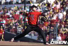 146km 던져도 헛스윙,  투지 넘친 ALL 직구...개막전 블론 씻어낸 첫 세이브 정해영 "구위 믿고 맞붙었다" [오!쎈 광주]