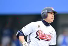 '저걸 잡는다고?' 슈퍼캐치에 한화 망연자실…정수빈 "못 잡으면 진다는 생각으로 몸 날렸다" [오!쎈 잠실]