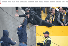 '팬들 수십 명 집단 무력 충돌' 드레스덴-헤르타 맞대결, 결국 공식 조사 착수