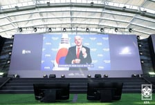 "모범적인 KFA, 정말 축하한다" 인판티노 FIFA 회장, 코리아풋볼파크 개관 축사..."월드컵서도 최고의 행운 따르길"[오!쎈 천안]