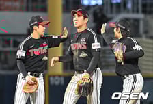 '미쳤다' 역대 최고령 그라운드 홈런, 오지환의 전력질주, LG 4연승을 이끌다 "동점 안타만 돼라 했는데..."