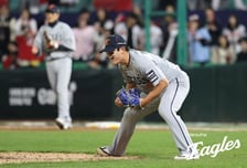 '문학 악몽' 이겨내고 첫 세이브, 김서현이 털어놓은 속내 "그때 생각이 자동적으로…평소보다 더 긴장했다" [오!쎈 인천]