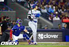 '또 역사 새로 썼다' 오타니, 투수 등판한 날 43G 연속 출루 성공…2009년 이치로와 日 타이 기록 달성