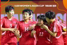 한국 슈팅 0, 북한 슈팅 32...'남북대결' 와르르 무너졌다→'굴욕패' U-20 女 대표팀, 조 2위로 아시안컵 8강행