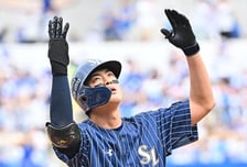 '1회 3루타 폭발' 구자욱, 가슴 통증 느껴 4회 이성규와 교체 [오!쎈 대구]