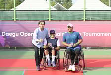 대구오픈 휠체어테니스 폐막…푸엔테 2관왕, 리 샤오후이 단식 정상