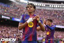 '0-2' 뒤집어야 하는 바르셀로나...플릭 감독-야말, 한 목소리 "안 될 거 없다"