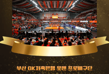 야구도시 부산, 배구 흥행될까? 물음표가 느낌표로…OK저축은행 연고지 이전 대성공, 공로상 수상하다