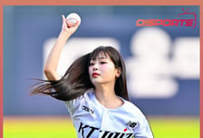 최희진, 청바지핏 뽐내며 아름다운 시구 [O! SPORTS 숏폼]