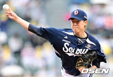 이승엽 감독 시절 5선발이었는데...풍운아 김유성, 5이닝 노히트→패패패 끊고 첫 승→1군 기회 올까