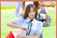 안지현, 러블리한 사복 리허설 무대 [O! SPORTS 숏폼]