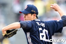작년엔 5선발 준비했는데…'풍운아' 김유성, 1회 2실점→2회 4실점 와르르…수비마저 실책-실책 야속해 [오!쎈 퓨처스]