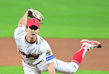 'KT LG 삼성 천적' KIA 좌승사자 돌아온다...퓨처스 첫 실전 1이닝 KK 쾌투 145km "몸 상태 괜찮다" [오!쎈 광주]