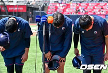 ‘죄송합니다 또 죄송합니다’ 롯데 도박 3인방 고개 숙였다→개과천선 다짐 “다시는 물의 안 일으키겠다, 좋은 사람 되겠다” [오!쎈 수원]