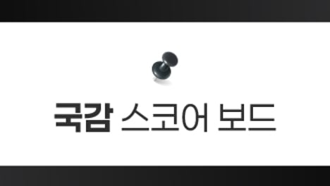  2025 국정감사 스코어보드