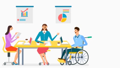 장애인 동료 있나요?