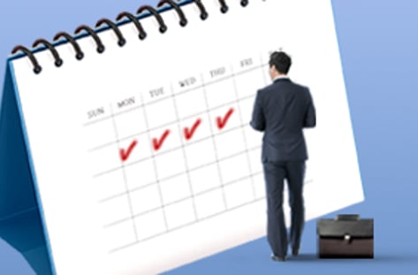 일하는 방식의 변화, 休休休