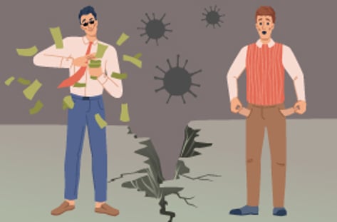 코로나 적자생존…'K자 회복' 경고