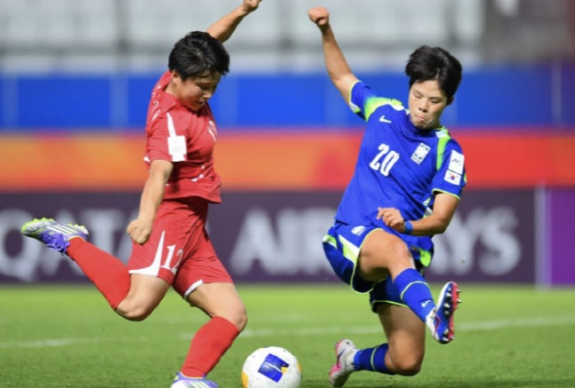 "韓, 5골만 먹힌 게 기적" 슈팅 수 0-32 굴욕→日 냉혹 평가..."북한 女 축구는 세계 최강, 중국-스페인급 전력 차다"