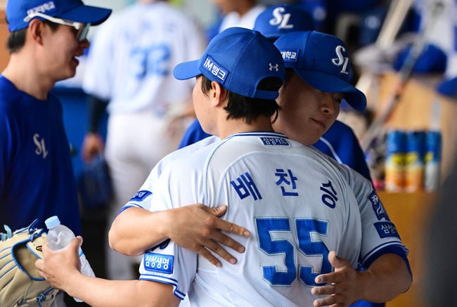 헤드샷 긴급 투입→병살로 위기 삭제…삼성 구한 이승민, “찬승아 땡큐” [오!쎈 대구]