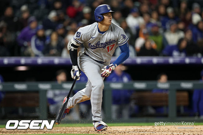 다저스 역사상 가장 추운 경기, 그래도 오타니 방망이는 뜨겁다…49G 연속 출루, 추신수 기록까지 ‘-3’
