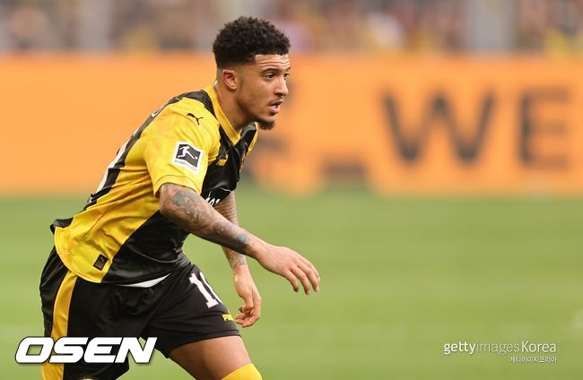 '1473억 원 날아가는 소리' 산초, BVB 복귀 시동..."이번엔 선수도 원한다" (獨 스카이)