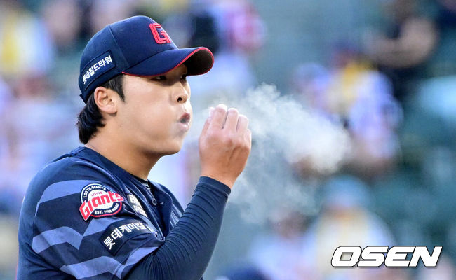 "겨울에 뭐했나" 독설에 정신 번쩍?…롯데 1차지명 파이어볼러, '151km KKKKKKKK' 6이닝 쾌투