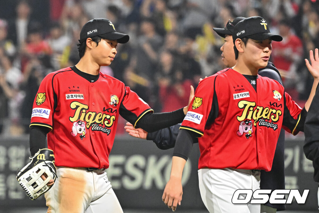 ERA 8.62→ERA 7.98 단 2명 투수로 6-0 설욕...이범호 "동하와 재현 칭찬하지 않을 수 없다" [오!쎈 광주]