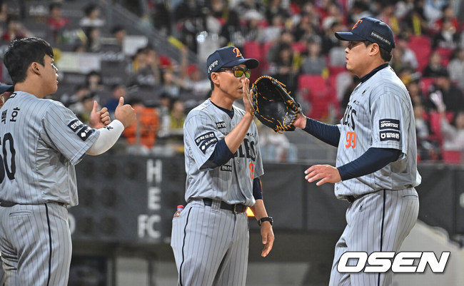 류현진 3승 심우준 3타점, KIA전 4연패 끊은 김경문 "류현진이 완벽했다" [오!쎈 광주]