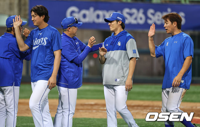 팀 승리 위한 에이스의 헌신, 박진만 감독도 원태인 향해 아낌없는 박수 보냈다 [오!쎈 포항]