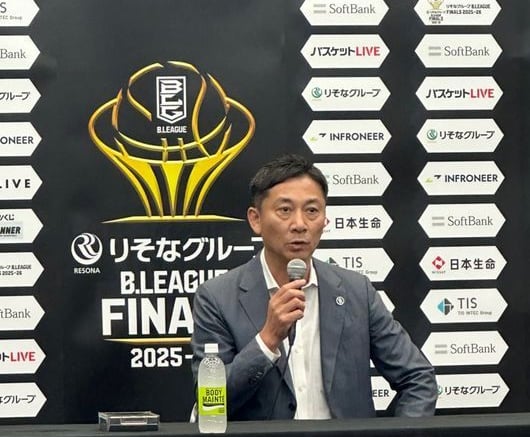 “이현중은 일본에서도 최고선수…덕분에 한국에서 B리그 인기 올라갔다” 시마다 총재도 이현중 활약에 함박웃음