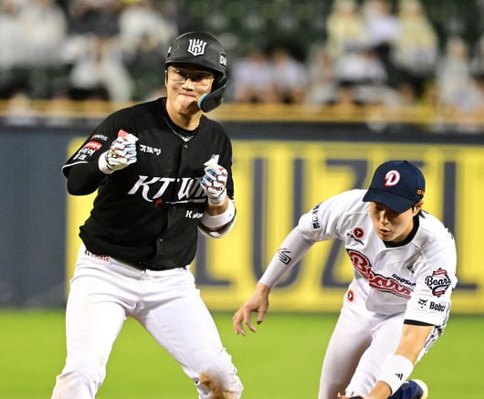 ‘40억 이적’ 허경민 친정에 비수 꽂다! KT 6-0 완승, 두산 4연패…보쉴리 7이닝 무실점 최원준 데뷔 첫 멀티홈런 [잠실 리뷰]