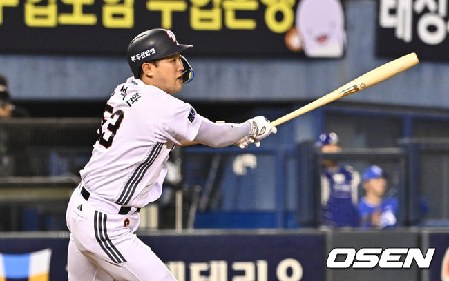 12타수 연속 무안타 사슬 끊다…78억 거포 1루수, 멀티 히트 멀티 타점, 아직 1군 콜업은 안되려나