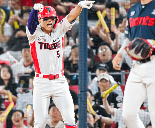 이틀연속 홈런 단독 1위→30홈런 100타점 페이스인데...2024 김도영 아니라 불만족 "올해 40점, 나를 새로 만들고 있다"