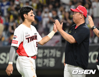 정규리그 87승 피날레...이범호 감독 &#034;모두 수고했다. KS 최상 결과 만들겠다&#034;