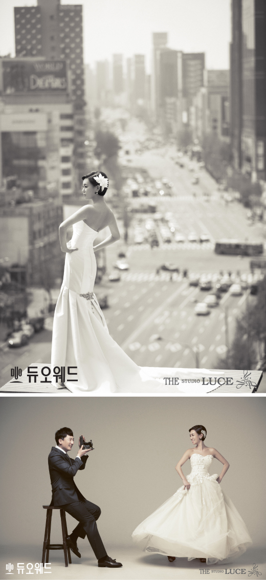 '댄싱9' 박지은 웨딩사진 공개…강렬함 벗고 로맨틱한 인어로 변신