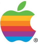 1976년부터 1988년까지 사용된 애플로고 /자료=애플