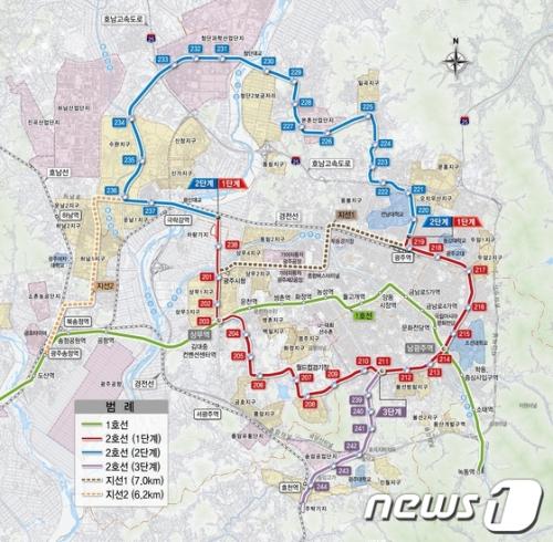 광주 도시철도 2호선 '원안 중심형'으로 2018년 착공 - 머니S