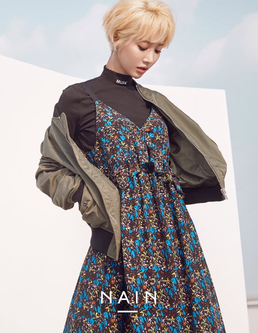 NAIN, 가을 패션 제안…'드레스와 블루종의 믹스매치'