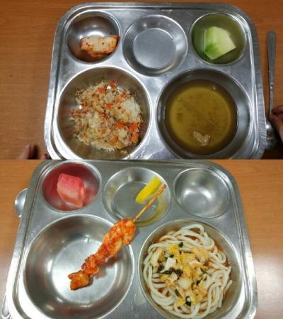 대전 봉산초등학교. 지난 6월 온라인에 공개된 부실 학교급식. /사진=온라인 커뮤니티