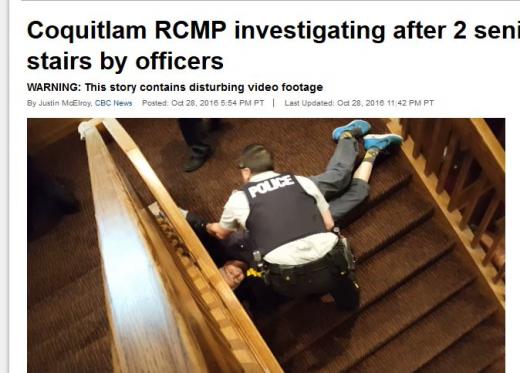 캐나다 한인노부부 경찰 폭행. /사진=캐나다 CBC뉴스 캡처