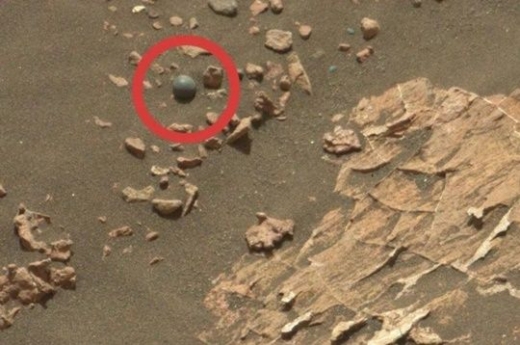 화성 둥근물체. /사진=NASA