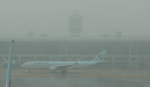 안개가 짙은 인천국제공항./사진=뉴스1