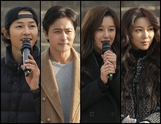 아스달 연대기 고사현장 공개. /사진=tvN